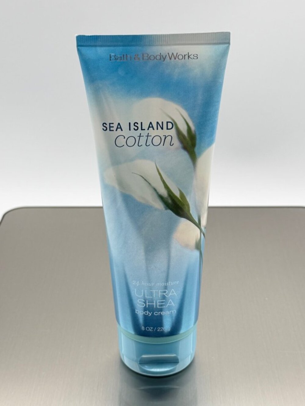 Bath & Body Works SEA ISLAND COTTON Body Cream Lotion Moisturizer 8oz-DISCOUNTED